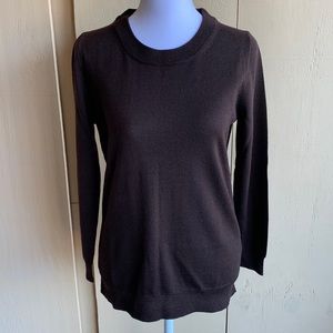J Crew Sz S Chocolate Brown Tippi Sweater